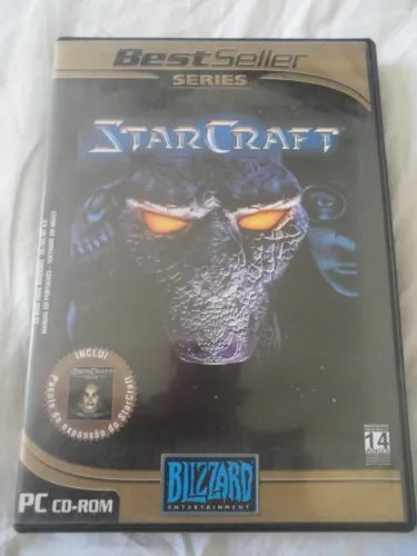 PC CD-ROM Starcraft jogo para PC 3 discos