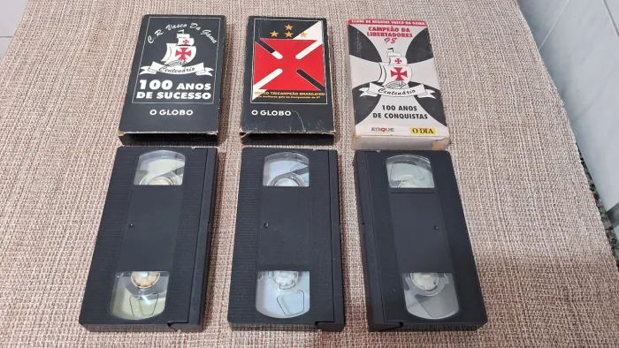 Vasco da Gama - 100 anos de história em fitas para colecionadores.VHS