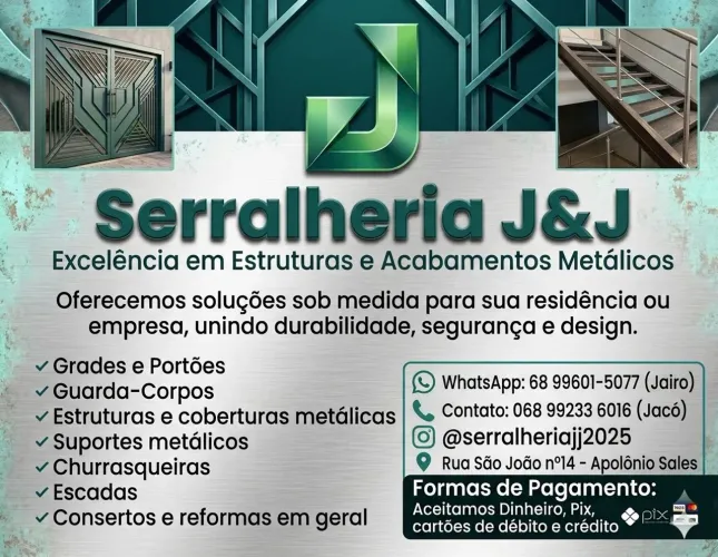 Serviços metálicos J&J