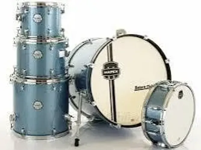 Bateria Mapex Voyager Blue Sparkle 5 peças