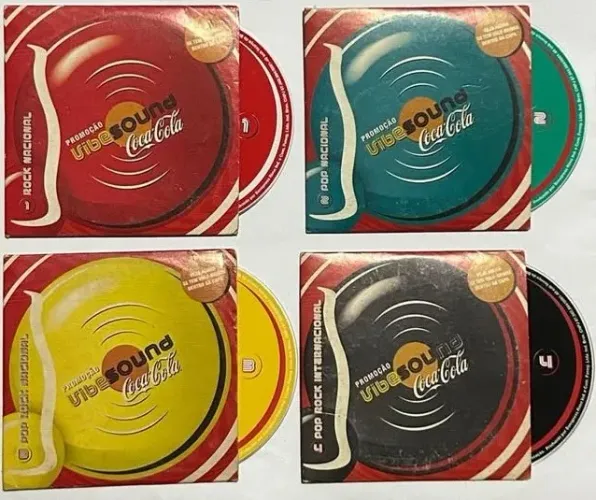Lote Mini CDs Coca-Cola