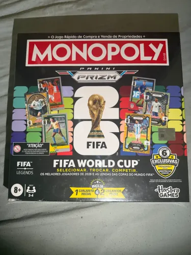 Monopoly Panini Prizm Copa do Mundo FIFA 2026 - LACRADO