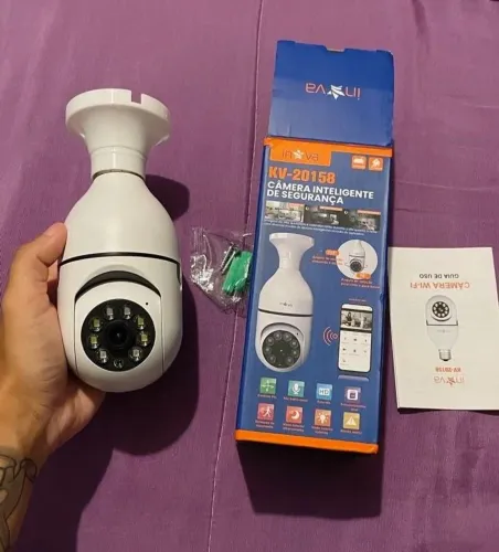 CÂMERA DE SEGURANÇA Wi-Fi FULL HD 1080P COM VISÃO NOTURNA E ÁUDIO