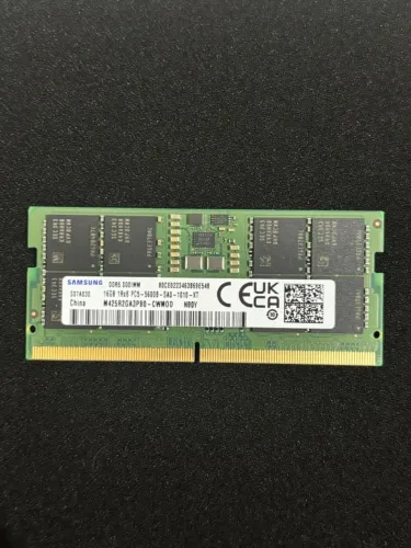 16 GB Memória RAM DDR5 Samsung 5600MT/s (modelo para notebooks)
