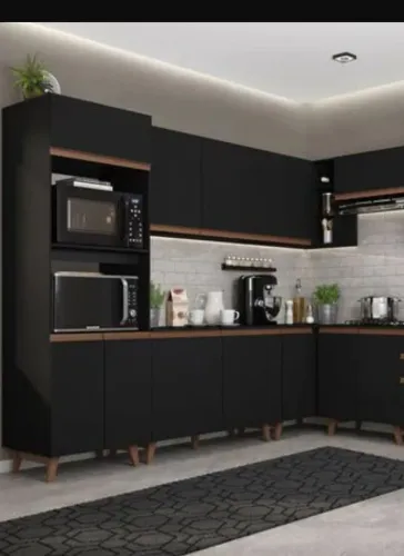 Armário de Cozinha Completa de Canto 462cm<br>