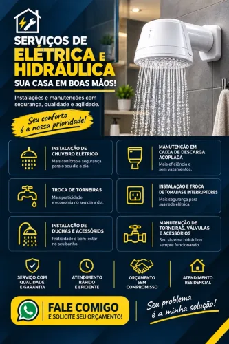 PEQUENOS REPAROS RESIDENCIAIS | ELÉTRICA E HIDRÁULICA
