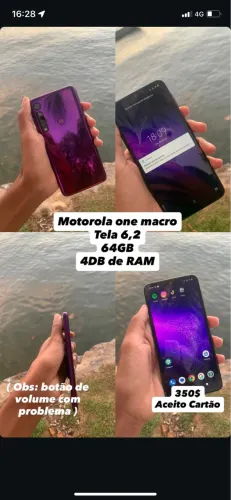 Motorola One Macro 64GB
