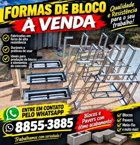 Forma de blocos ergonômico $ 600.00