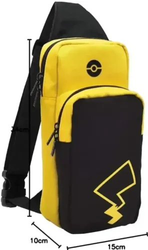 Mochila Pokémon Para Nintendo Switch Adventure Go Pack Travel Bag By Hori Color Pikachu