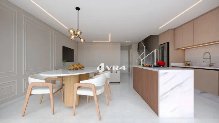 Sobrado com 3 dormitórios para alugar, 169 m² por R$ 15.125/mês - Guabirotuba - Curitiba/P