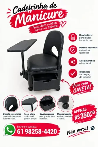 Cadeirinha de manicure
