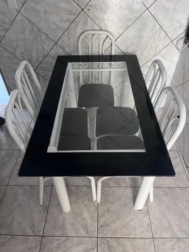 Mesa Jantar - Vidro