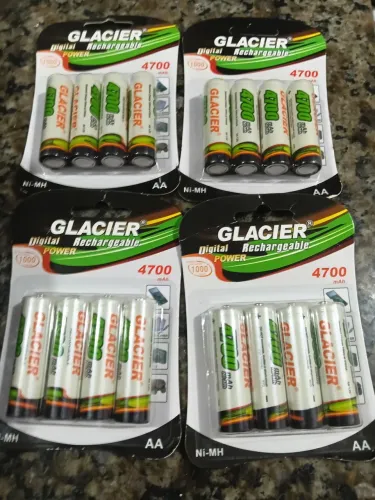 Pilhas recarregável novas lacradas