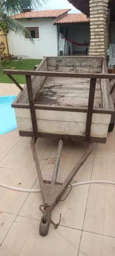 Carrocinha para carro ela e grande toda reforçada só ferro bom