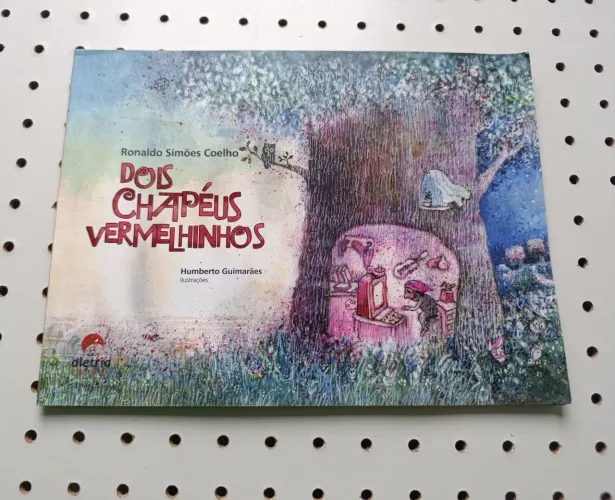 Livro dois chapéus vermelhinhos