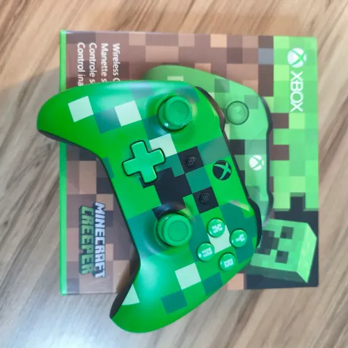 Controle Xbox One Minecraft Creeper - Edição Colecionador
