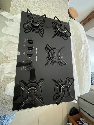Cooktop e forno Brastemp a gás (de embutir)