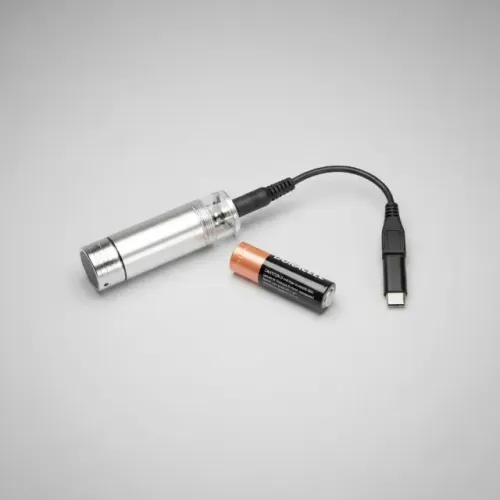 Kit 5 carregador emergencial celular com pilha e adaptador tipo C pronto uso