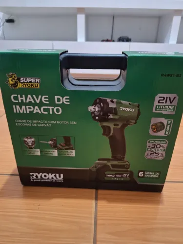 Chave de Impacto 600NM Ryoku 21v (NOVA)