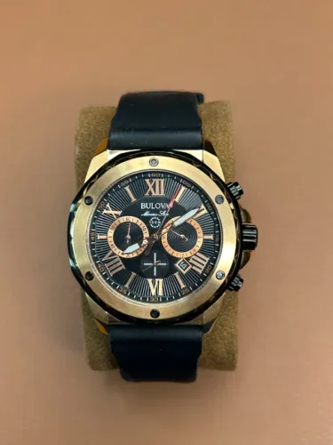 Bulova Marine Star Ouro Rosa 98B104