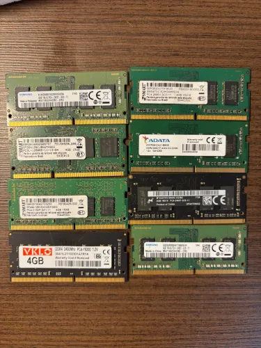 Memória RAM para Notebook DDR4 4GB e DDR3 8GB