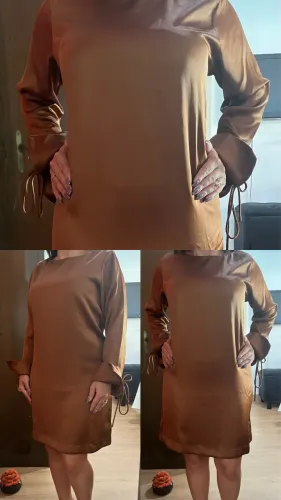 Vestido inverno casal chic