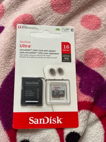 Cartão de memória 16gb lacrado