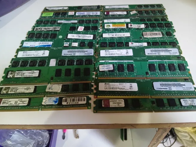 Memória ram de cpu 22 pesas variadas