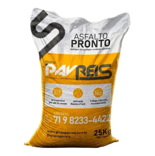 Asfalto Frio Ensacado PavReis ? Grupo PavReis Pavimentação