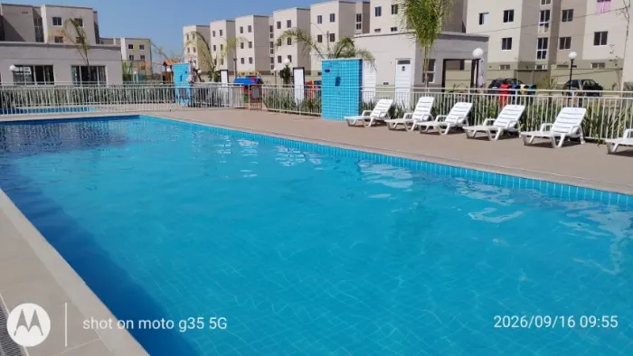 Aluguel no Total Ville Ikeda - Apartamento Nascente de 2 Quartos (1 Suíte) com Varanda e L