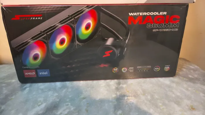 Watercooler 360 display lcd Isengard Magic superframe