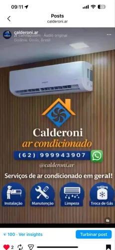 Instalação e manutenção ar condicionado