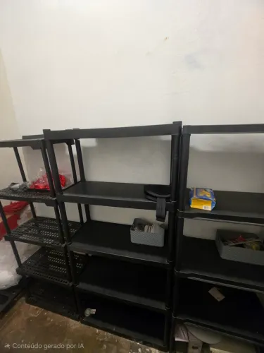 Kit 4 Estante plástica- usado