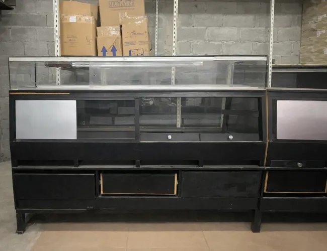 Balcão de Padaria com Vitrine Expositora + Balcão Auxiliar