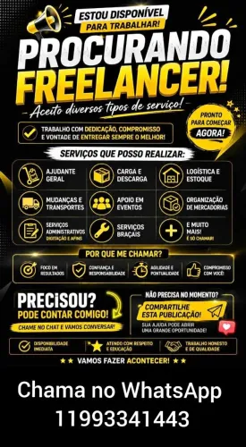 Faço free-lancer 