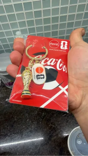 CHAVEIRO ORIGINAL FIFA COCA COLA RARIDADE EDIÇÃO LIMITADA