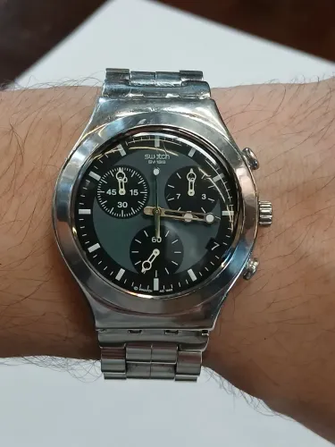 Swatch Irony Chronograph em perfeito estado e funcionando tudo