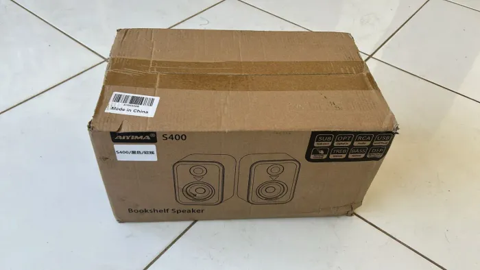 Caixa / Monitor de áudio Aiyima S400
