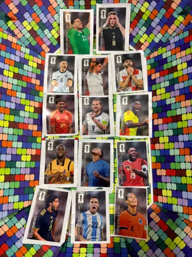 14 Figurinhas  Coca Cola da Copa do Mundo 2026