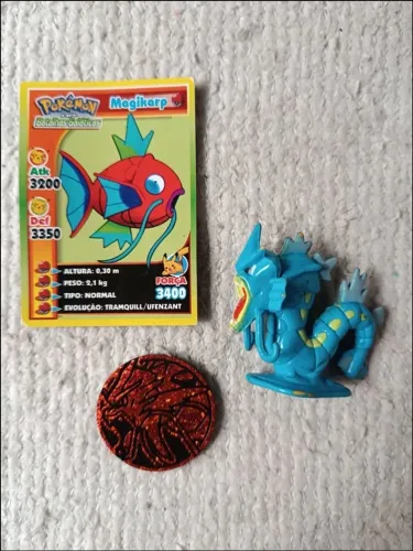 Colecionável Pokémon: Gyarados + Moeda