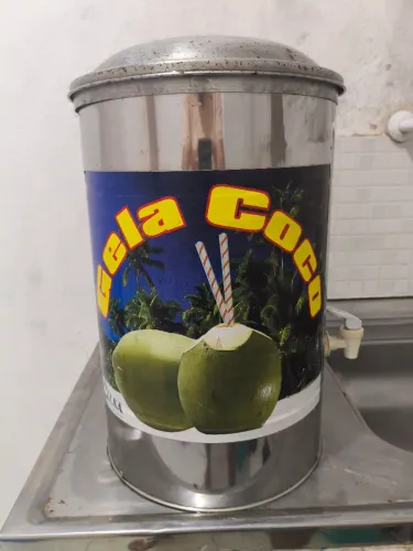expositor para água de coco .