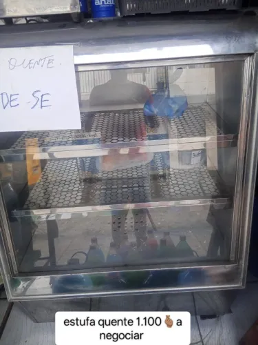 Vitrine que esquenta