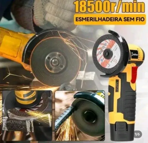 Esmerilhadeira a bateria