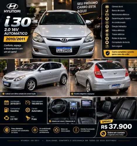Hyundai I30 2.0 16V 145cv 5P Aut. 2011