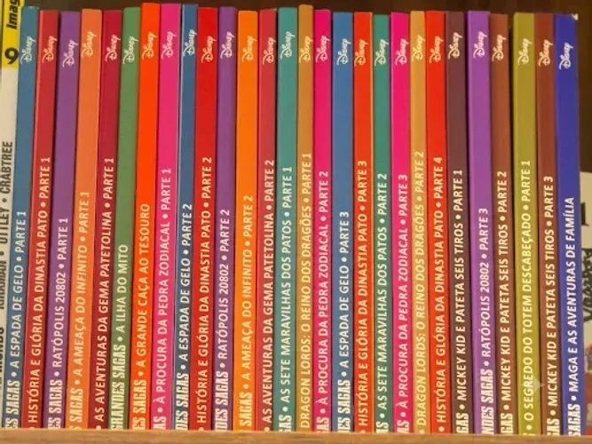 Coleção Disney Sagas panini 30 volumes