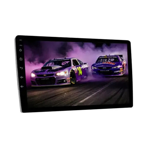 Central Multimídia 10 Pol Android 14 Tela QLED Espelhamento e CPAA Sem Fio