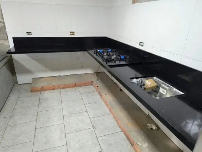 COZINHA PLANEJADA - GRANITO PRETO SÃO GABRIEL | MARMORARIA - SÃO PAULO E REGIÃO 