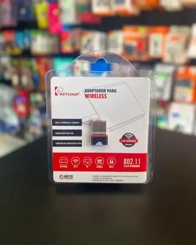 ADAPTADOR WIFI MINI KT-AW155 ?R$ 34,99