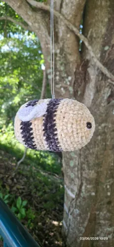 Abelha De Crochê Amigurumi - Sob Encomenda
