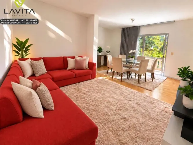 Apartamento para VENDA no Edifício Dom Rodrigo, semi mobiliado, ao lado da Prefeitura Muni